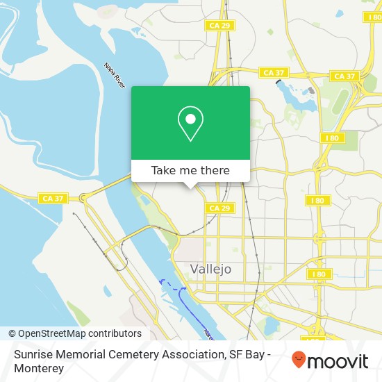 Mapa de Sunrise Memorial Cemetery Association