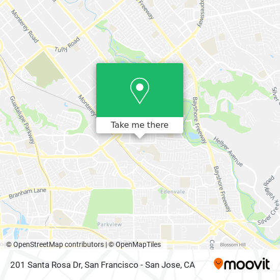201 Santa Rosa Dr map