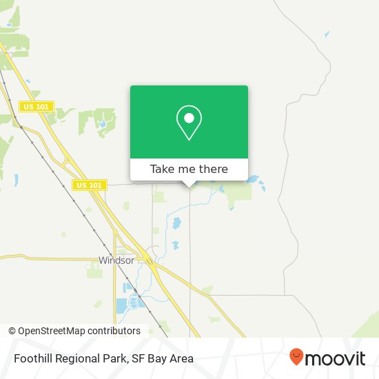 Mapa de Foothill Regional Park