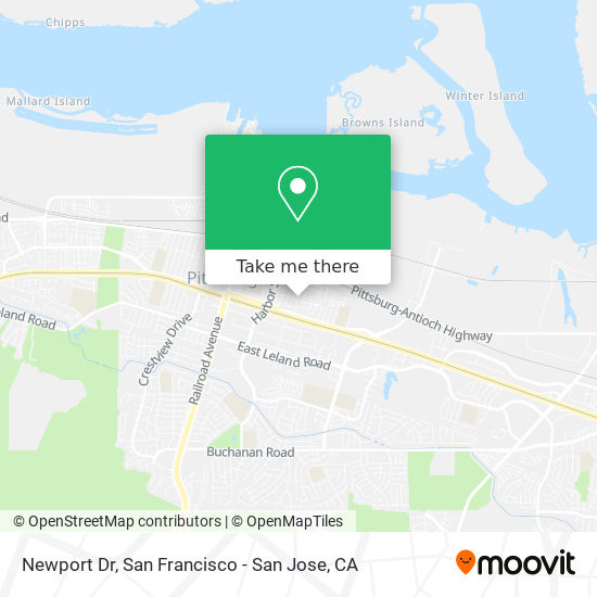 Newport Dr map