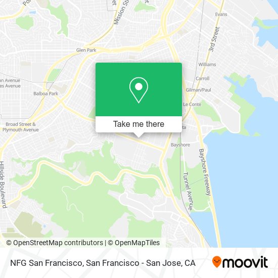 Mapa de NFG San Francisco