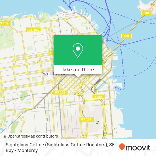 Mapa de Sightglass Coffee (Sightglass Coffee Roasters)