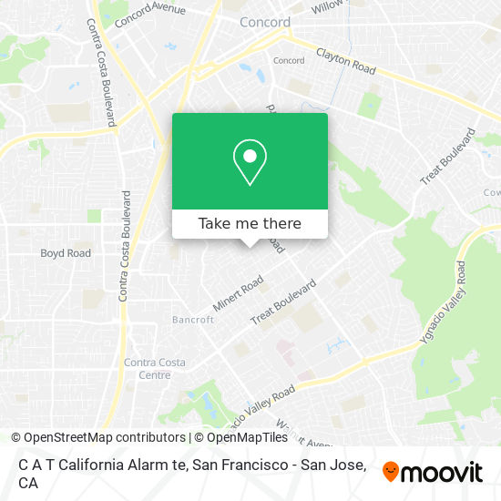 C A T California Alarm te map