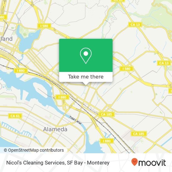 Mapa de Nicol's Cleaning Services