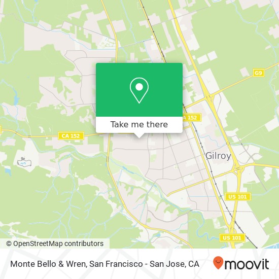 Monte Bello & Wren map