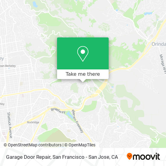 Mapa de Garage Door Repair