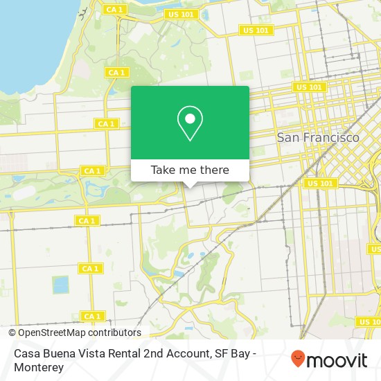 Mapa de Casa Buena Vista Rental 2nd Account