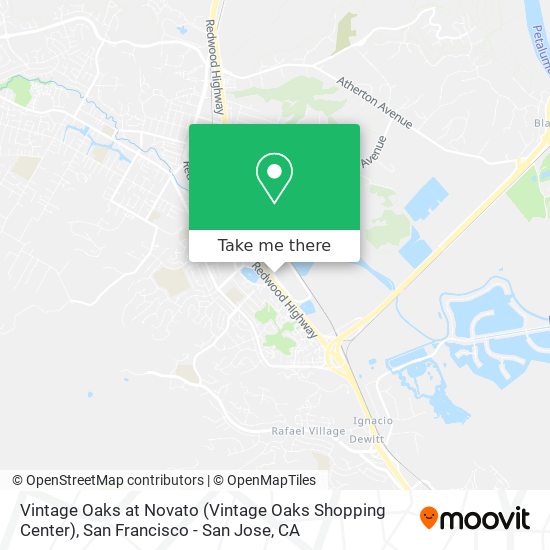 Mapa de Vintage Oaks at Novato (Vintage Oaks Shopping Center)