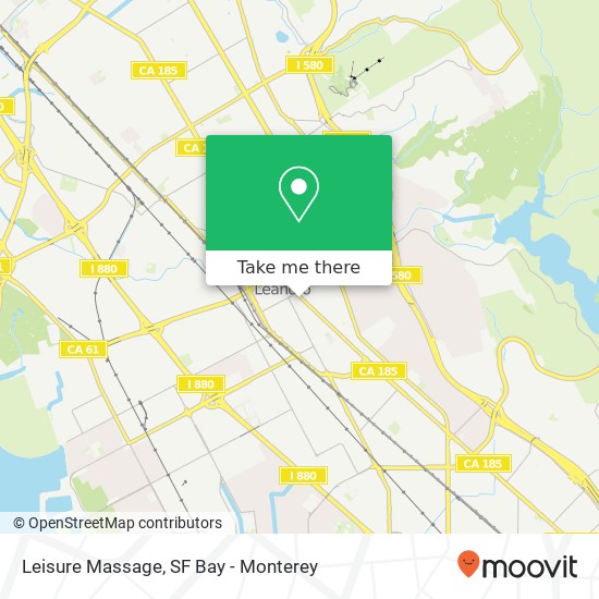 Leisure Massage map