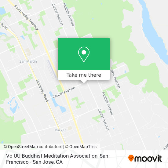 Mapa de Vo UU Buddhist Meditation Association