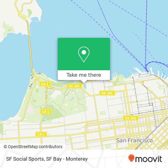 SF Social Sports map