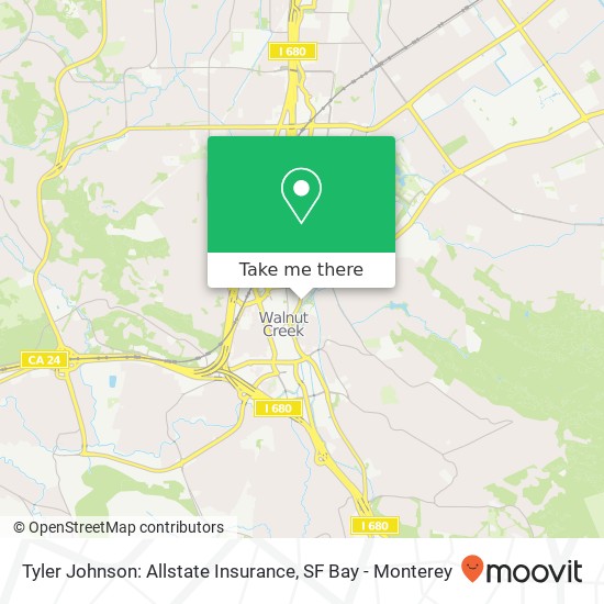 Mapa de Tyler Johnson: Allstate Insurance