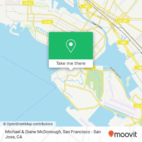 Michael & Diane McDonough map