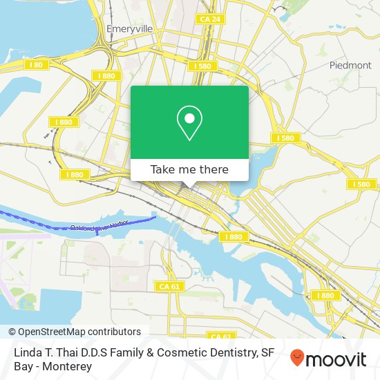 Linda T. Thai D.D.S Family & Cosmetic Dentistry map