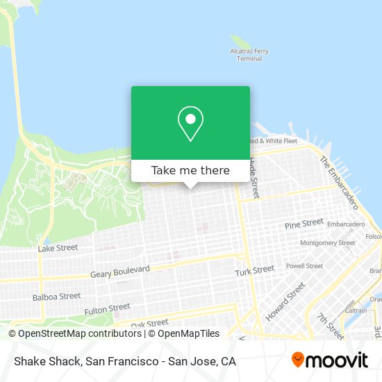 Shake Shack map