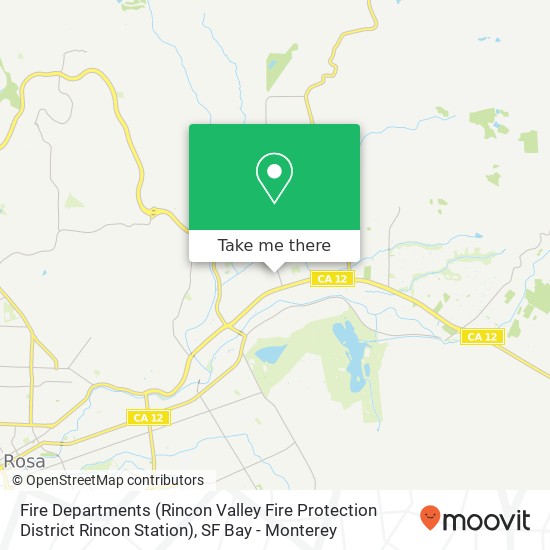 Mapa de Fire Departments (Rincon Valley Fire Protection District Rincon Station)