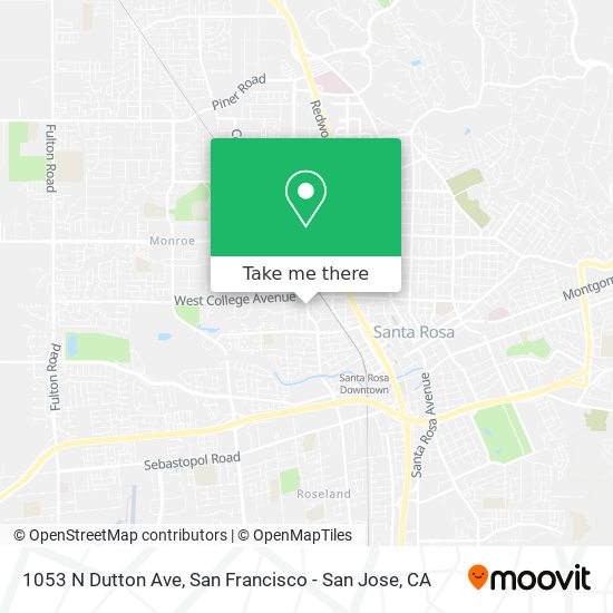Mapa de 1053 N Dutton Ave