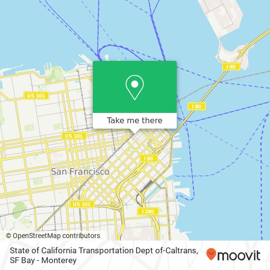 Mapa de State of California Transportation Dept of-Caltrans