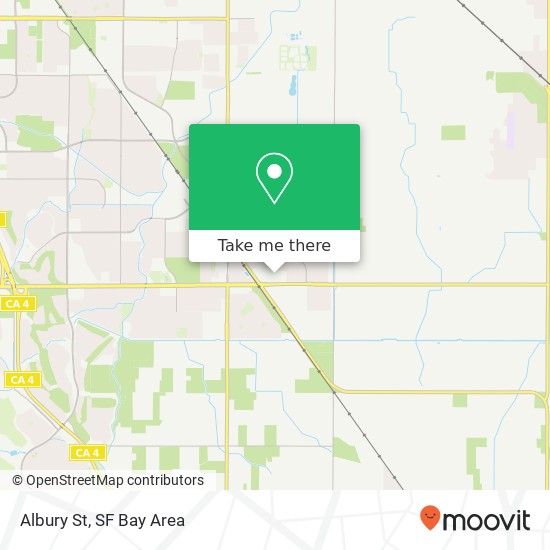 Albury St map