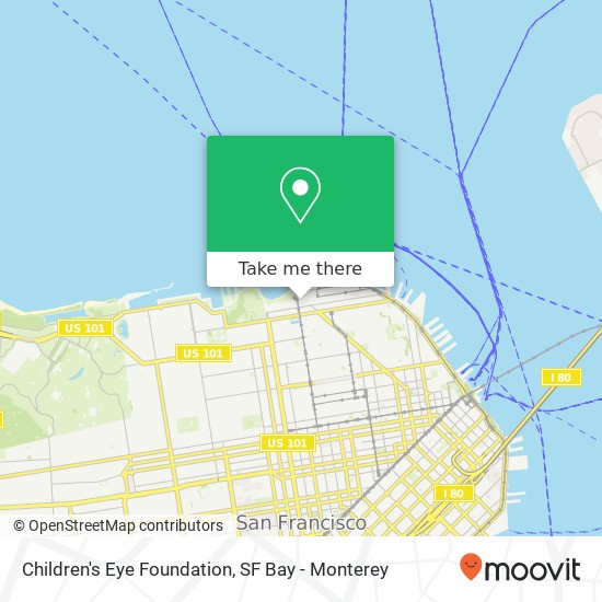 Children's Eye Foundation map