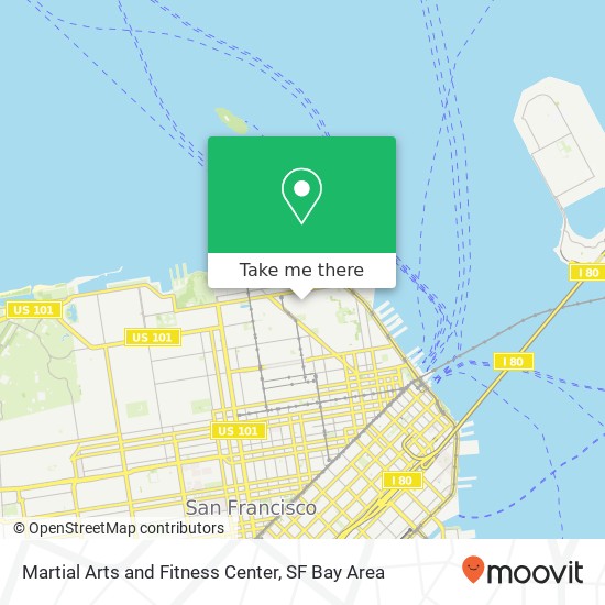 Mapa de Martial Arts and Fitness Center