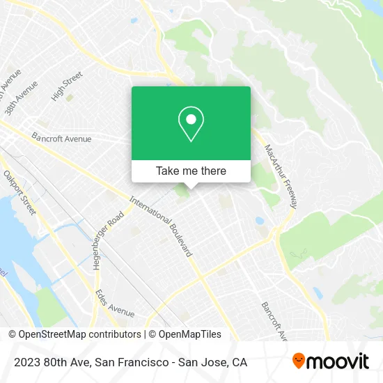 Mapa de 2023 80th Ave