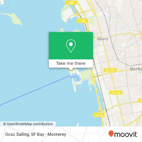 Ocsc Sailing map