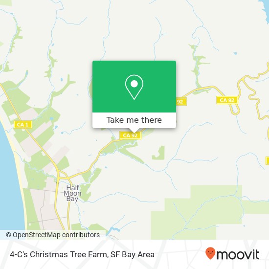 4-C's Christmas Tree Farm map