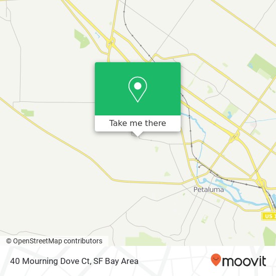 Mapa de 40 Mourning Dove Ct