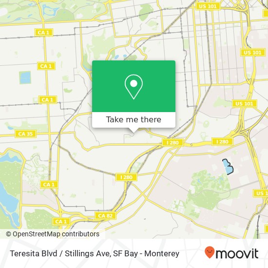 Teresita Blvd / Stillings Ave map
