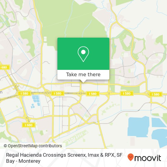 Mapa de Regal Hacienda Crossings Screenx, Imax & RPX