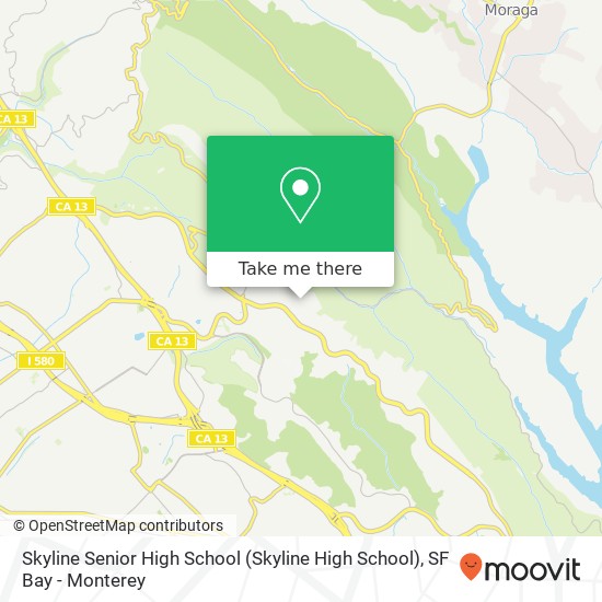 Mapa de Skyline Senior High School