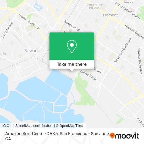 Amazon Sort Center-OAK5 map