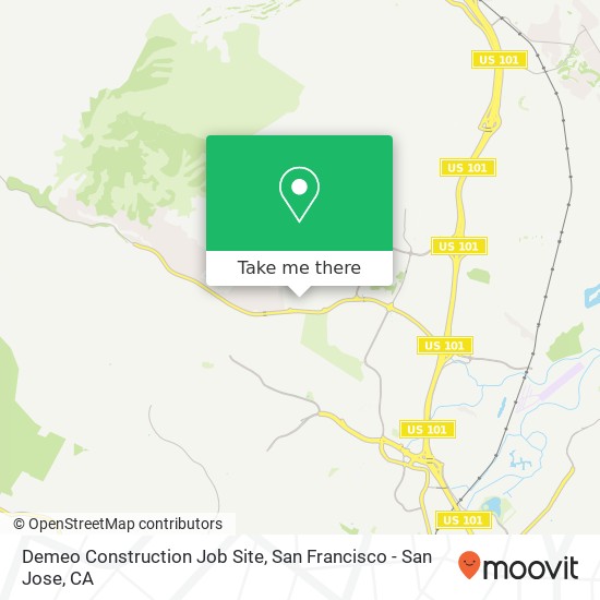 Demeo Construction Job Site map