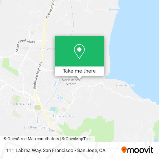 Mapa de 111 Labrea Way