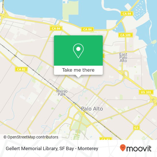 Gellert Memorial Library map