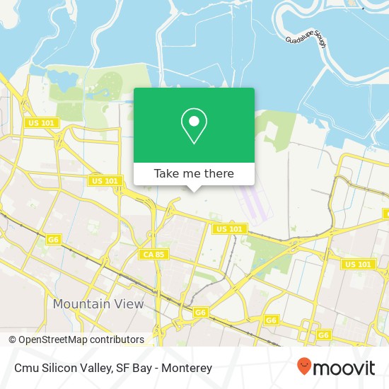 Cmu Silicon Valley map
