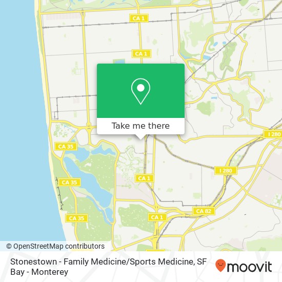 Mapa de Stonestown - Family Medicine / Sports Medicine