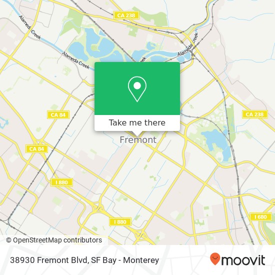 38930 Fremont Blvd map