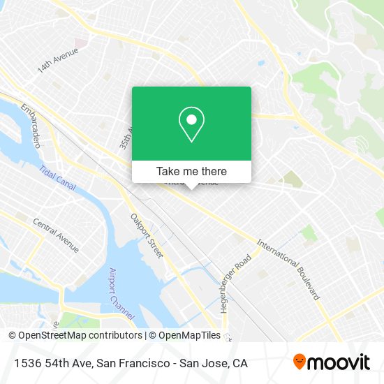 1536 54th Ave map