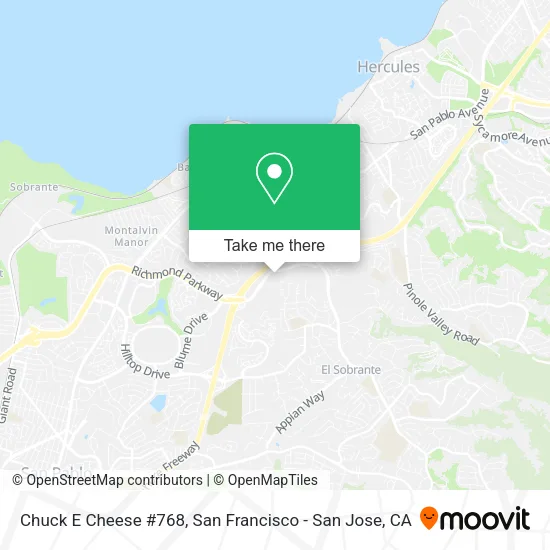 Mapa de Chuck E Cheese #768