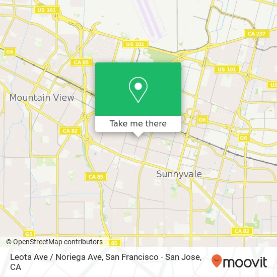 Mapa de Leota Ave / Noriega Ave
