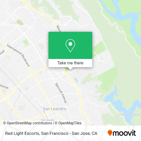 Red Light Escorts map