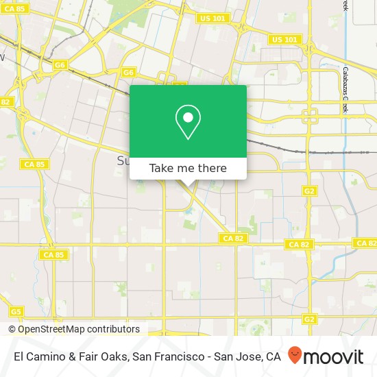 Mapa de El Camino & Fair Oaks