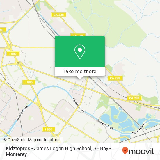 Mapa de Kidztopros - James Logan High School