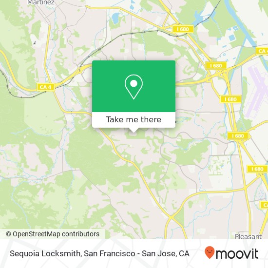 Sequoia Locksmith map