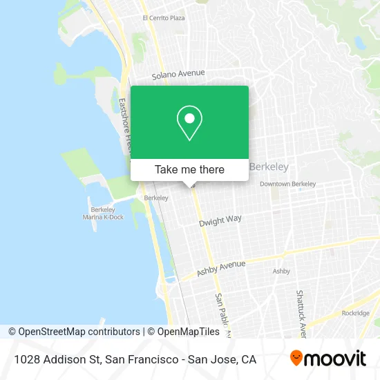 1028 Addison St map
