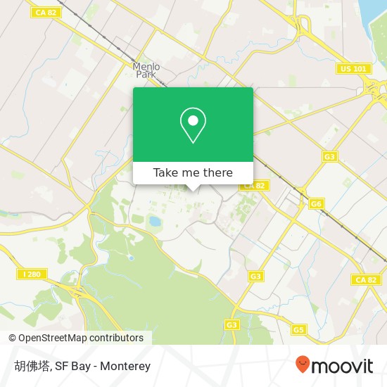 Mapa de 胡佛塔