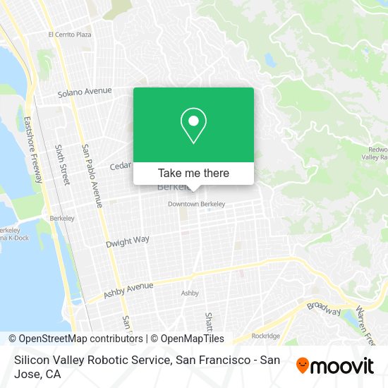 Silicon Valley Robotic Service map