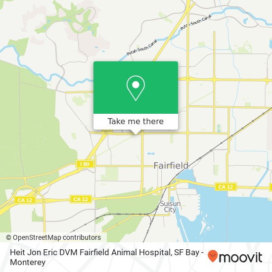 Heit Jon Eric DVM Fairfield Animal Hospital map